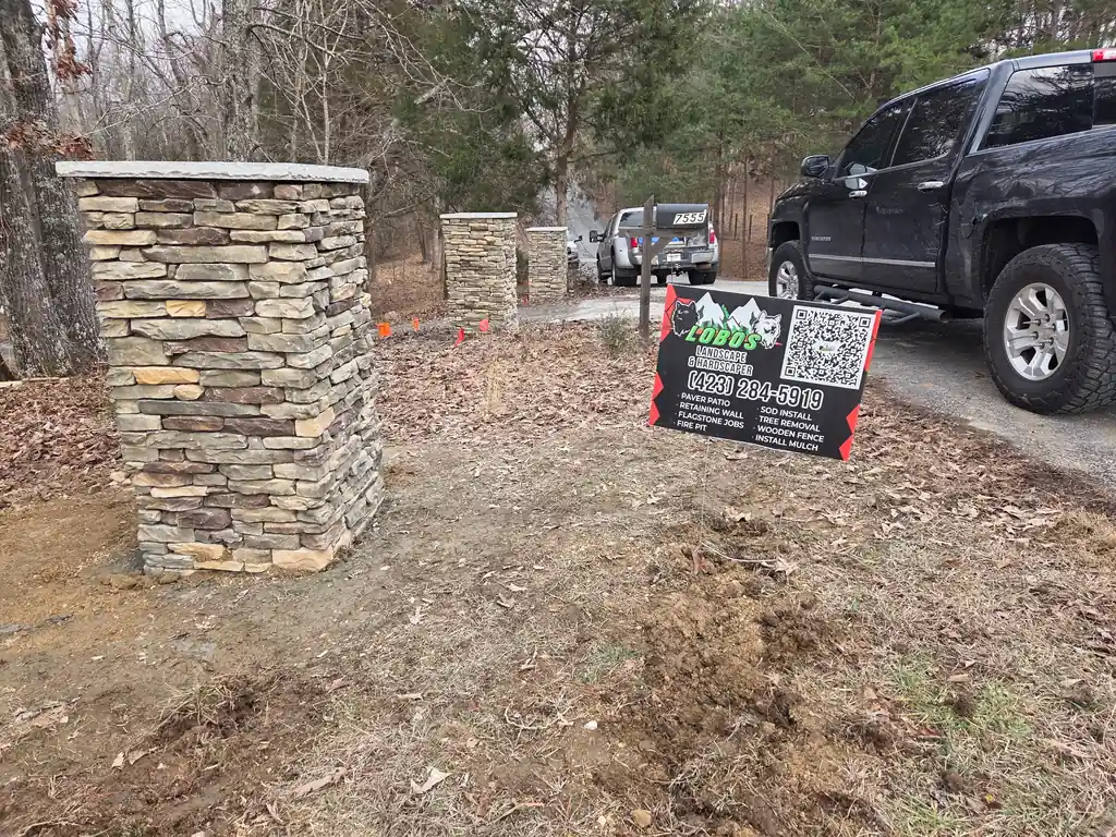 Stone Columns &amp; Masonry by Lobos Landscape &amp; Hardscaper in Cleveland, TN